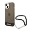 Guess Translucent Pearl Strap - Dėklas iPhone 14 (juodas)