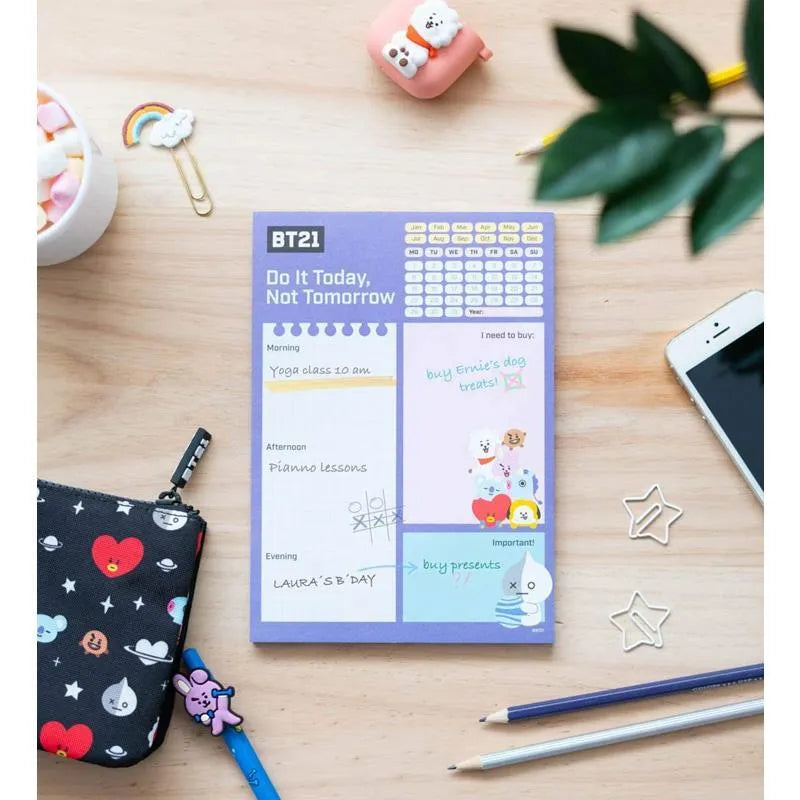 BT21 - Dienos planuoklis A5