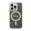 Guess 4G MagSafe – dėklas iPhone 15 Pro (juodas)