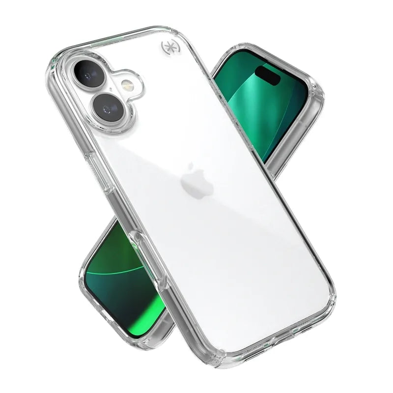 Speck Presidio Perfect-Clear – iPhone 17 dėklas (skaidrus)