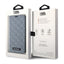 Karl Lagerfeld Booktype Saffiano Monogram – dėklas iPhone 14 Pro Max (sidabrinis)