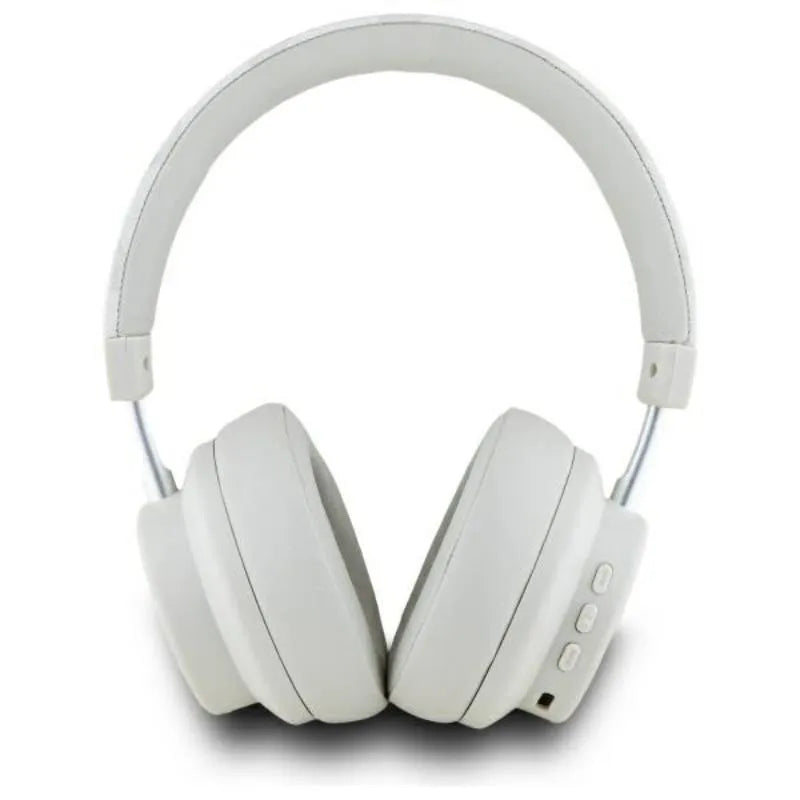 DKNY Checkered Pattern – belaidės Bluetooth V5.3 ausinės (perlo spalvos)