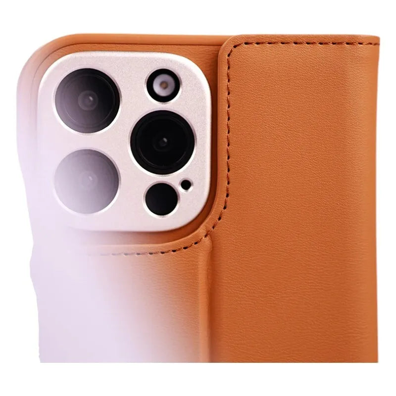 Moshi Overture MagSafe – 3-in-1 odinis atverčiamas dėklas, skirtas iPhone 16 Pro (karamelės ruda)