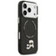 Karl Lagerfeld Karl & Choupette Pins MagSafe – dėklas iPhone 17 Pro (juodas)