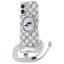 Karl Lagerfeld IML Crossbody Monogram Karl & Choupette Head MagSafe – dėklas iPhone 16 (skaidrus)