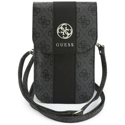 Guess 4G & Classic Logos Stripe Strap – telefono krepšys (juodas)