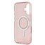 Guess IML Rhinestones MagSafe – dėklas iPhone 16 (rožinis)