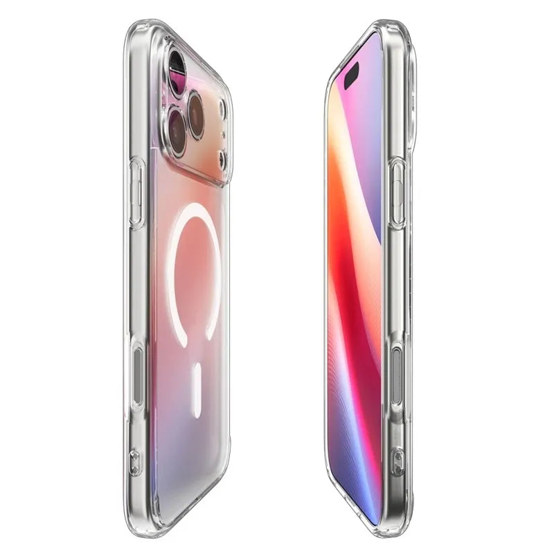 Spigen Ultra Hybrid Mag MagSafe - Dėklas, skirtas iPhone 17 Pro Max (Frost White)