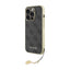 Guess 4G Charms Collection - iPhone 15 Pro dėklas (pilkas)