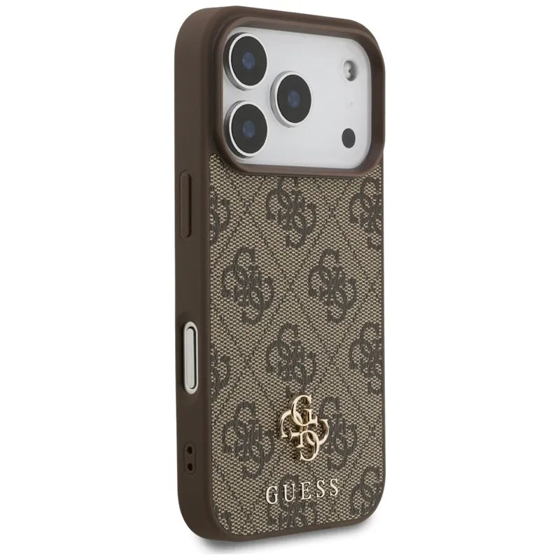 Guess 4G Small 4G ir Classic MagSafe - Dėklas iPhone 17 Pro (ruda)