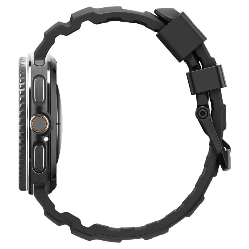 Spigen WBS2 – Apyrankė skirta Samsung Galaxy Watch 8 / 8 Classic 40 / 44 / 46 mm (juoda)