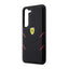 Ferrari Hot Stamp Lines dėklas, skirtas Samsung Galaxy S23+ (juodas)
