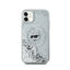 Karl Lagerfeld Liquid Glitter Choupette Head MagSafe – „iPhone 11“ dėklas (skaidrus)