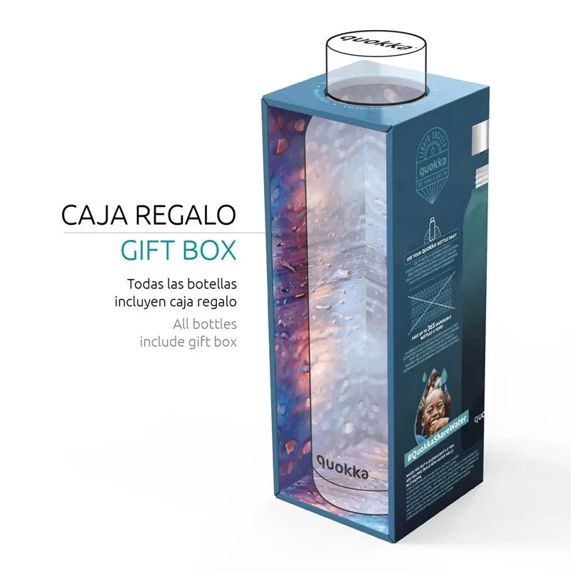 Quokka Solid With Strap – 630 ml nerūdijančio plieno termobutelinis su dirželiu (oranžinis)