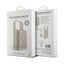 „Guess“ rinkinys „MagSafe 4G Metal Gold Logo“ – dėklo komplektas + „Power Bank“ 5000 mAh „MagSafe“ „iPhone 15 Pro“ (rožinis)