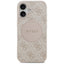 Guess 4G Circle Classic Logo MagSafe – dėklas iPhone 17 (rožinis)