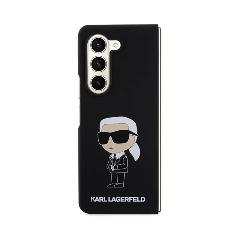 Karl Lagerfeld Silicone Ikonik dėklas – Samsung Z Fold 5 (juodas)