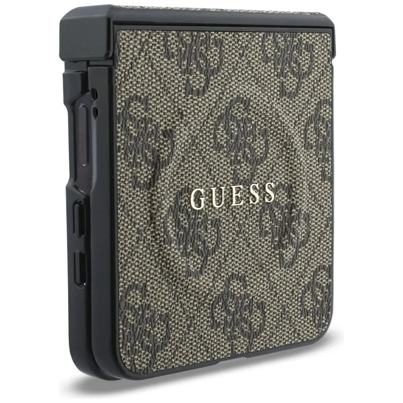 Guess 4G Classic MagSafe – Samsung Galaxy Z Flip 8 dėklas (rudas)