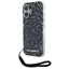 Karl Lagerfeld Zebra With Cord - Dėklas, skirtas iPhone 16 Plus (violetinis)