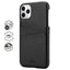 Crong Neat Cover – dėklas iPhone 11 Pro su kišenėlėmis (juodas)