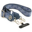 Guess Universal Crossbody Strap 4G Tether Patch Strass Metal Logo – universalus telefono dirželis / virvelė (mėlynas)