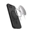 „Crong Hybrid Frost MAG Cover“ – „iPhone 17e“ / „16e“ „MagSafe“ dėklas (juodas)