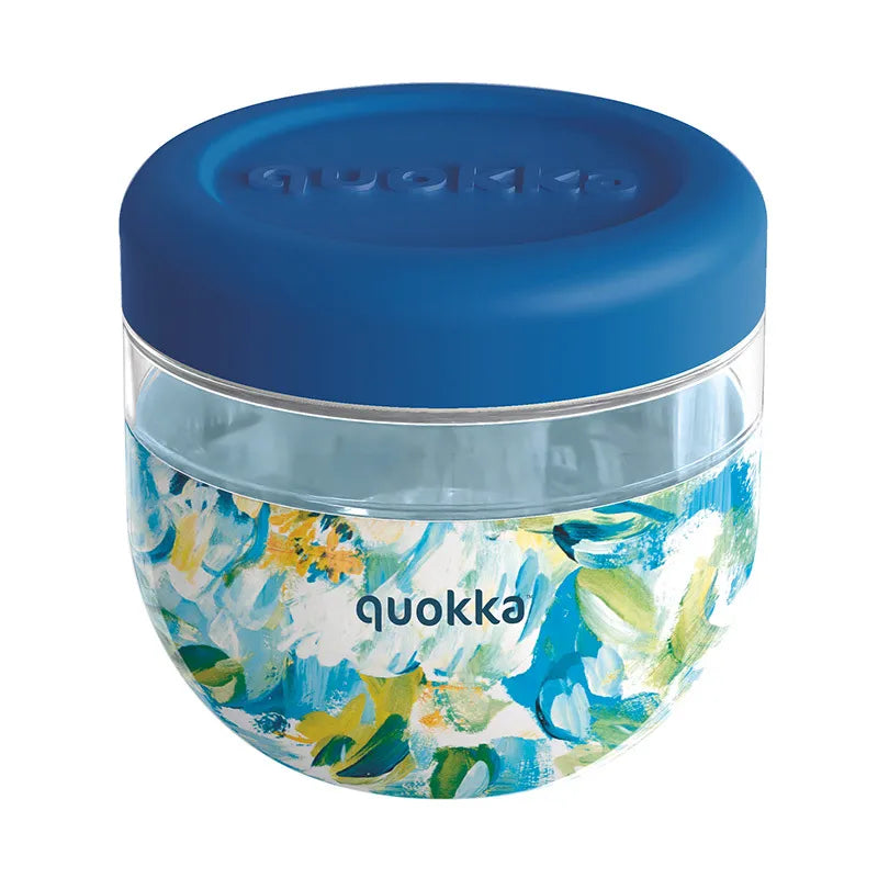Quokka Bubble maisto indelis – Maisto talpykla / Pietų dėžutė 770 ml (Blue Peonies)