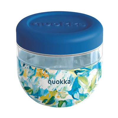 Quokka Bubble maisto indelis – Maisto talpykla / Pietų dėžutė 770 ml (Blue Peonies)