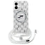 Karl Lagerfeld IML Crossbody Monogram Karl & Choupette Head MagSafe – dėklas iPhone 16 (skaidrus)