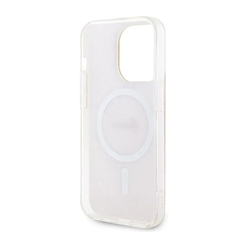 Guess 4G MagSafe – Dėklas iPhone 14 Pro (rožinis)