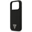 Guess Silicone Triangle Logo MagSafe - Dėklas iPhone 17 Pro (juodas)