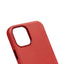 Crong Essential Cover – dirbtinės odos dėklas, skirtas iPhone 12 Pro Max (raudonas)