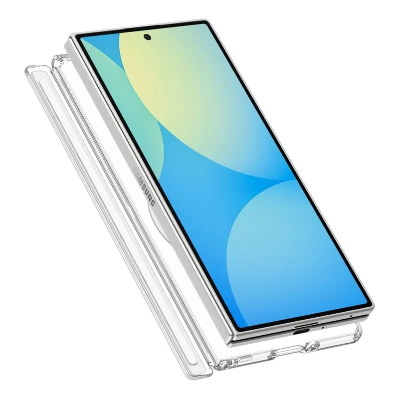 Spigen Ultra Hybrid Pro MagSafe – dėklas Samsung Galaxy Z Fold 8 Ultra (skaidrus/baltas)
