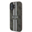 Guess 4G Printed Stripes MagSafe – dėklas iPhone 16 Plus (ruda)
