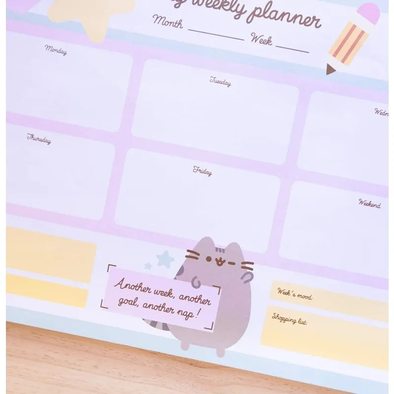 Pusheen – savaitinis planuotojas iš „Foodie“ kolekcijos, 54 puslapiai, A3