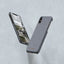 Nordic Elements Original Gefion – dėklas iPhone Xs Max su tikro klevo medžio elementais (Mid Grey)