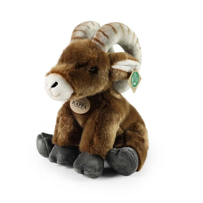 Rappa - Tikroviškas pliušinis Kanados snieginio avino žaislas, sėdintis, 28 cm, Eco-Friendly