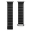 Crong Eclipse – magnetinis odinis Apple Watch dirželis 44/45/46/49 mm (juodas)