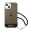 Guess Translucent Pearl Strap - Dėklas iPhone 14 (juodas)