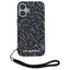 Karl Lagerfeld Zebra With Cord - Dėklas, skirtas iPhone 16 Plus (violetinis)