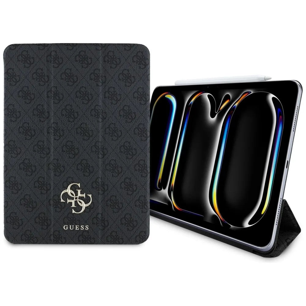 Guess Magnetic 4G Big Logo - Dėklas iPad Pro 11" M4 (2024) (juodas)