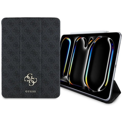 Guess Magnetic 4G Big Logo - Dėklas iPad Pro 11" M4 (2024) (juodas)