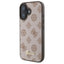 Guess Peony Script MagSafe dėklas, skirtas iPhone 16 (rudas)