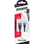 Energizer Classic - USB-A į Micro USB jungiamasis laidas 1.2 m (juodas)