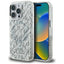 Karl Lagerfeld IML Karl Script Pattern MagSafe – dėklas iPhone 16 Pro (baltas)