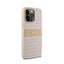 DKNY Leather Mono Stripe & Metal Logo – dėklas iPhone 15 Pro Max (rožinis)