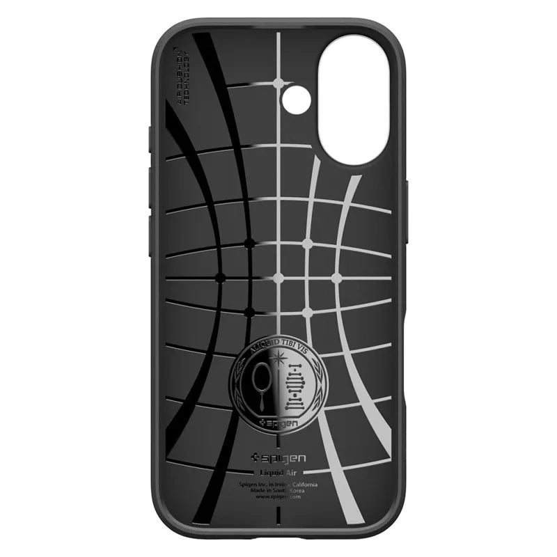 Spigen Liquid Air – dėklas iPhone 17 (matinė juoda)