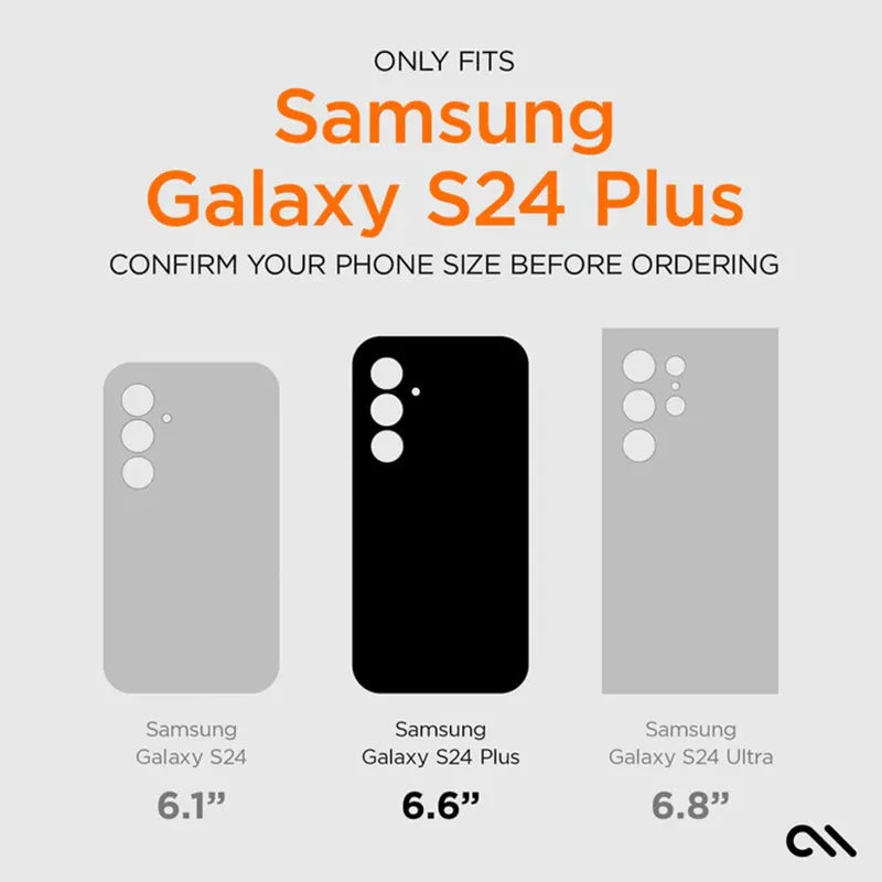 Case-Mate Ultra Tough Clear D3O – dėklas Samsung Galaxy S24+ (skaidrus)