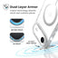 Speck Presidio Perfect Clear MagSafe – iPhone Air dėklas (skaidrus / sidabrinis)