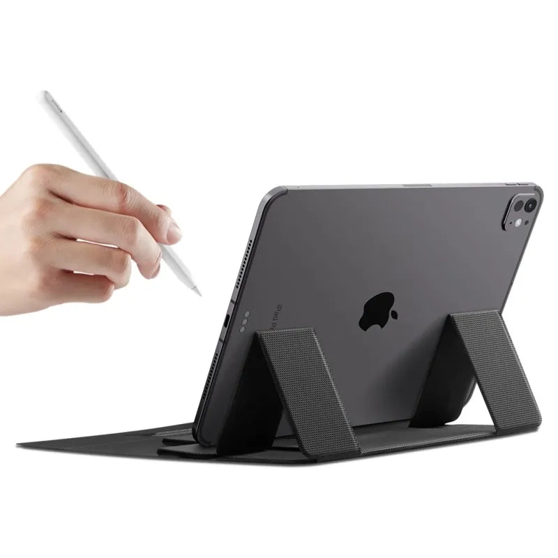 Spigen LD201-S8 Slimfold – Nešiojamojo kompiuterio / planšetės stovas (Space Grey)